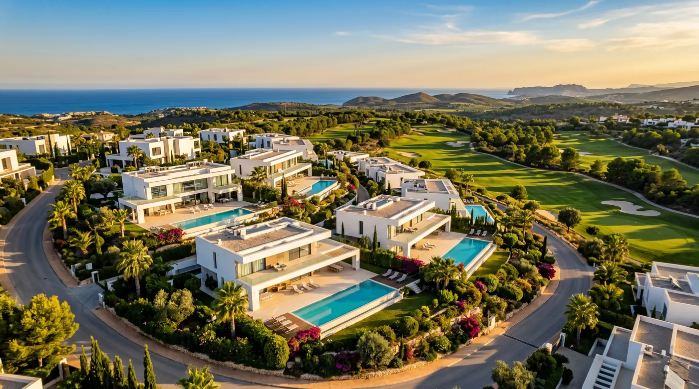 Villas proyectadas por LZB New Arq en la Costa Blanca